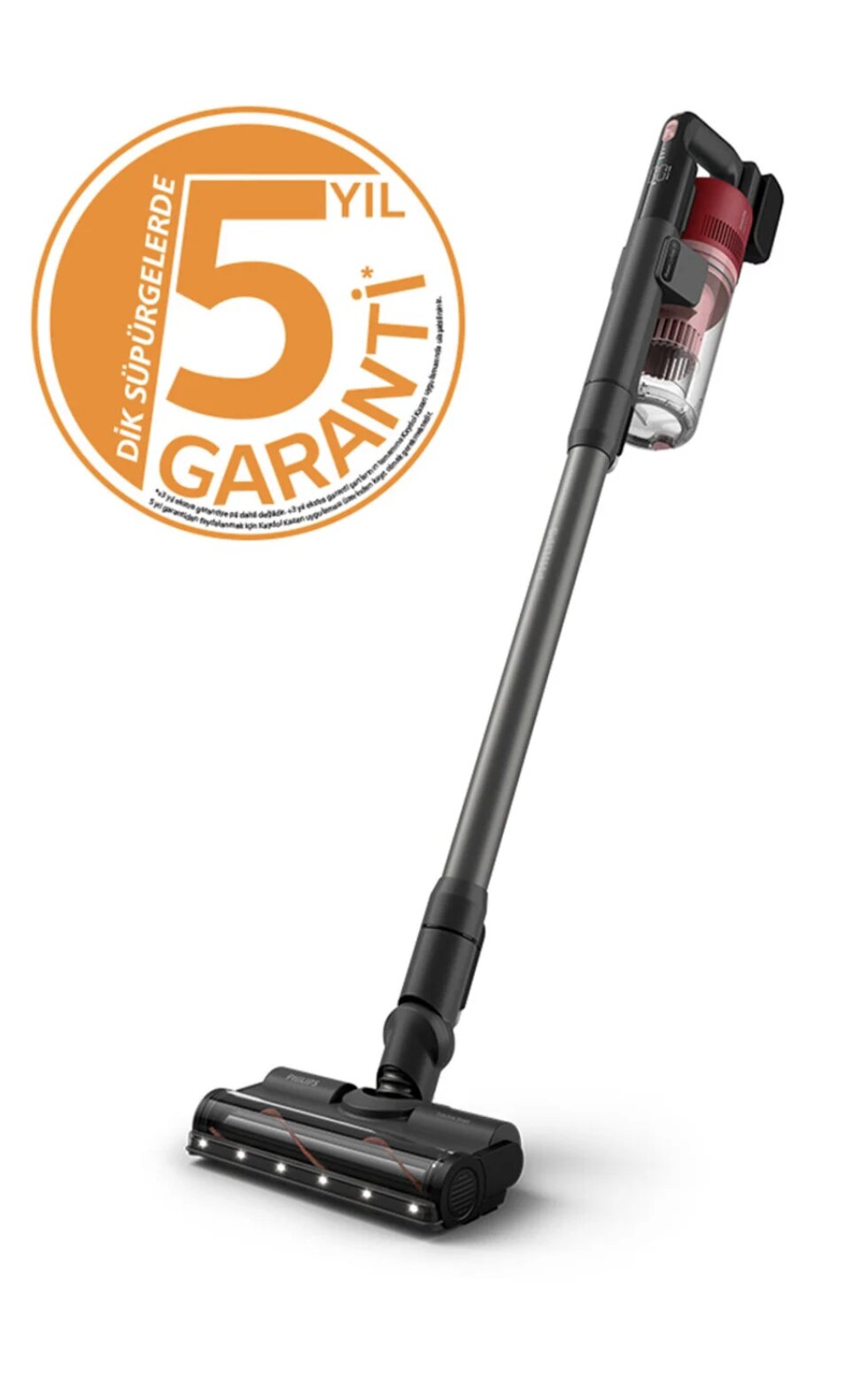 Philips 6000 Serisi Kablosuz Dikey Süpürge, PowerCyclone 11, 64 Dakika Kullanım Süresi, XC6552/01